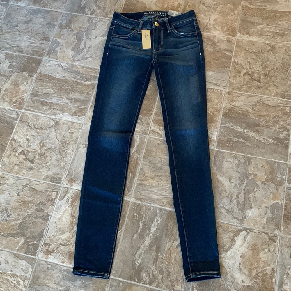 American Eagle Super Stretch Jeggings- Size 0 Long (NWT)